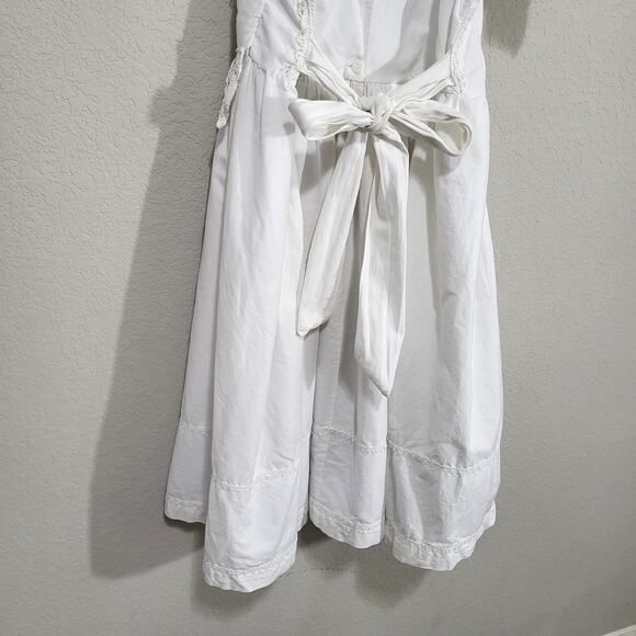 Paulina Dress Womens Size 8 / 10 White FLAWS READ Cottage, Shoujo Prairie - Picture 16 of 16